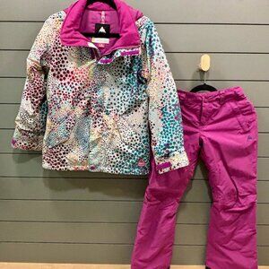 Girls Large Burton ski coat and snow pants